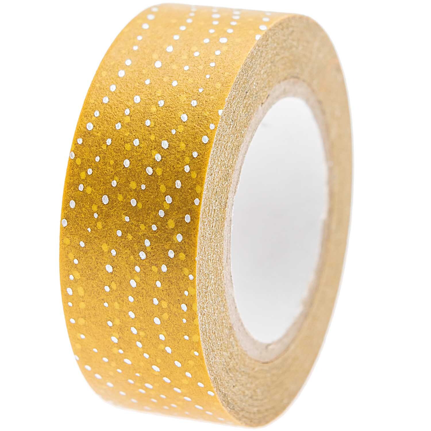 Paper Poetry Tape Mermaid Wellen senf 1,5cm 10m