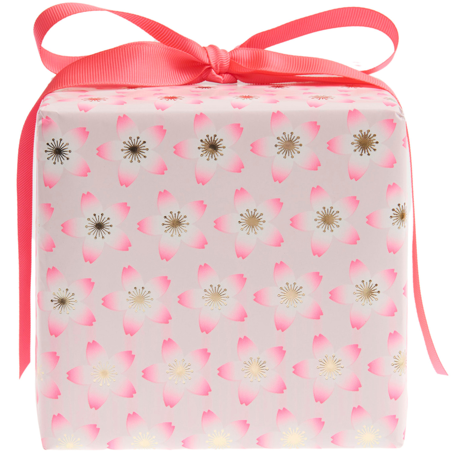 Geschenkpapier Kirschblüten Pink