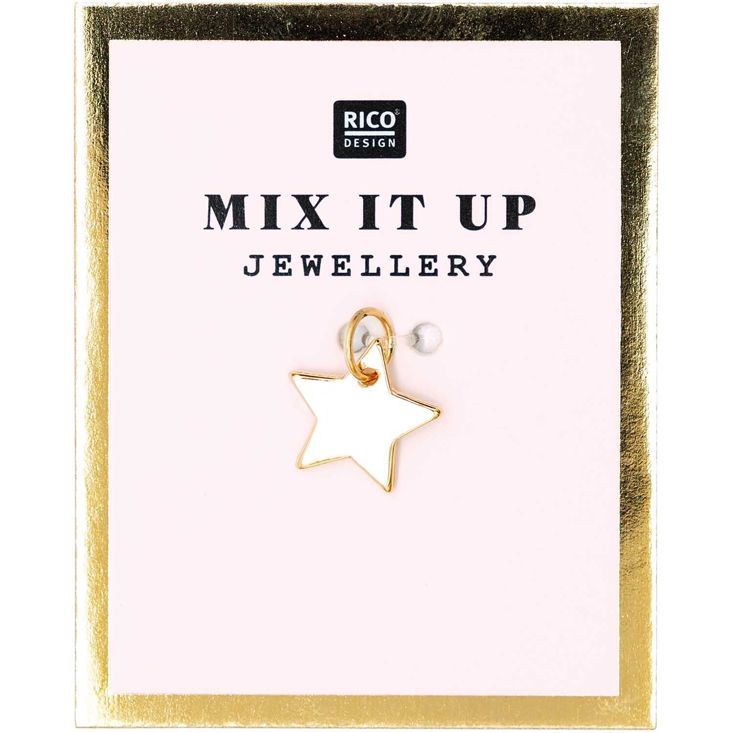 Mix it Up - Jewellery Stern Anhänger gold Ø10mm