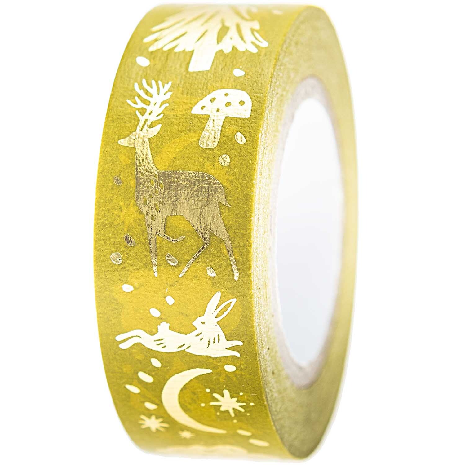 Paper Poetry Tape Nostalgic Christmas gelb 1,5cm 10m