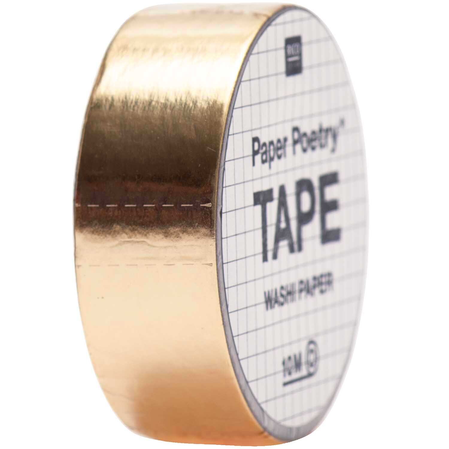 Paper Poetry Tape Metallic 15mm 10m