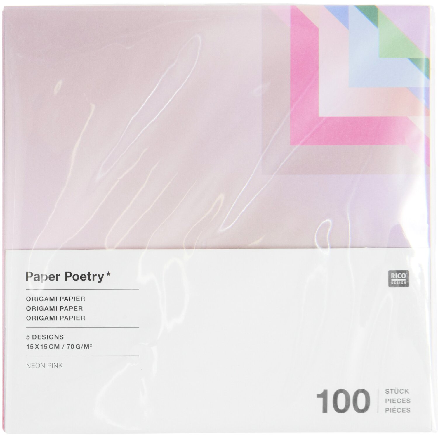 Paper Poetry Origami Blurry Gradient