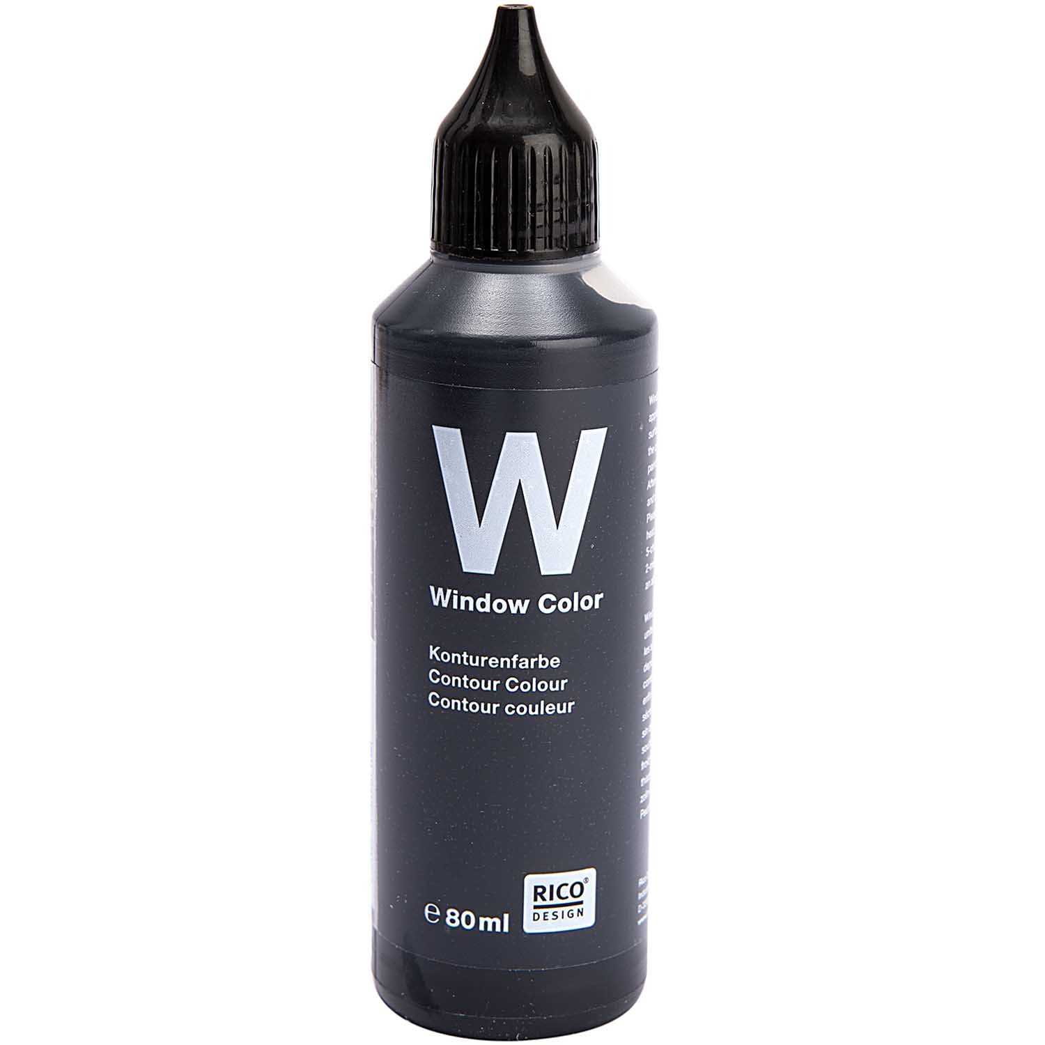 Window Color Konturenfarbe schwarz 80ml