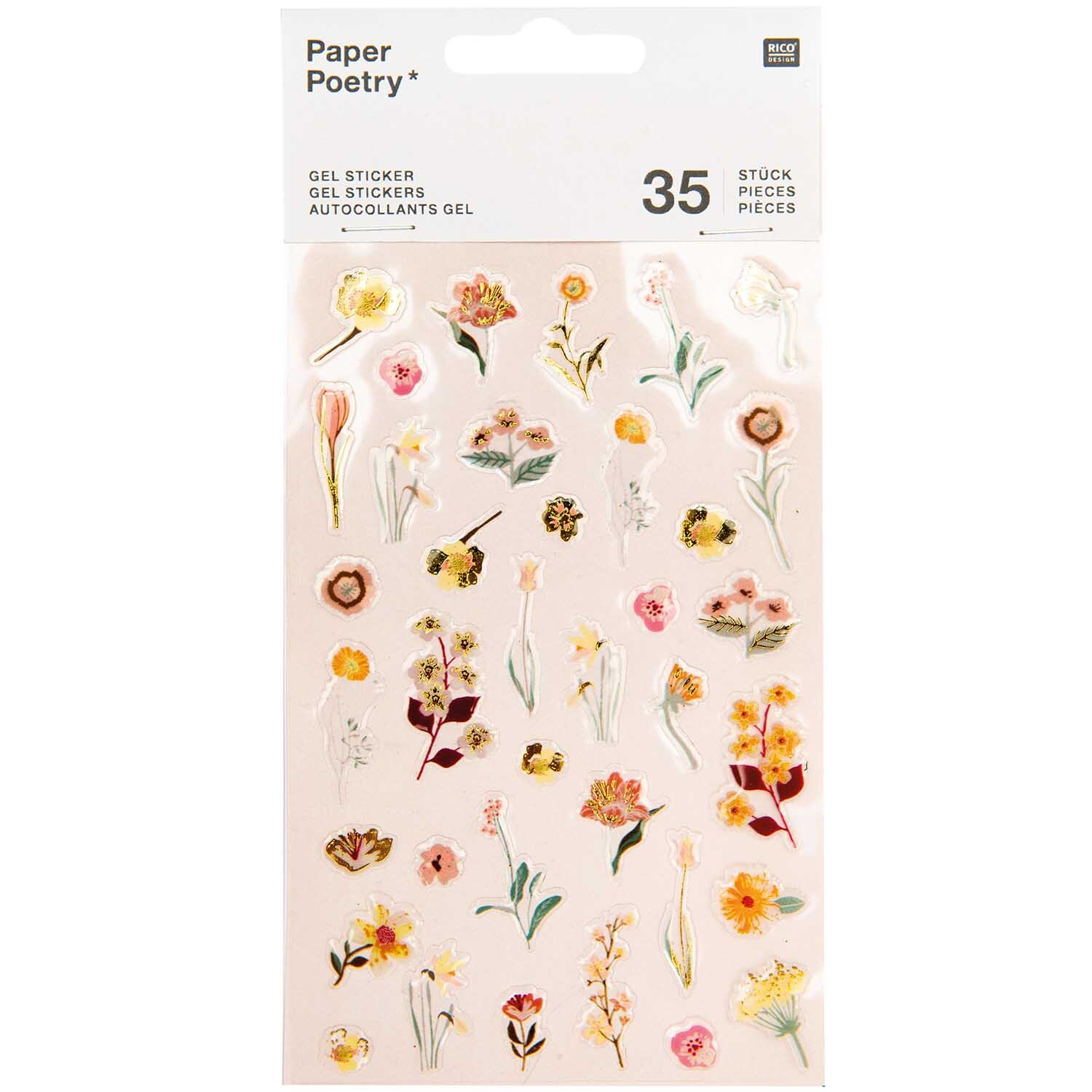 Paper Poetry Gelsticker Nature Matters rosa